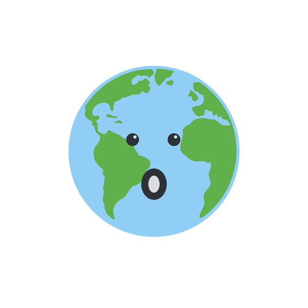 Globes van de aarde geïsoleerd op witte achtergrond - Vector, afbeelding