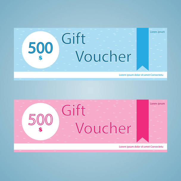 gift voucher card - Vector, Image