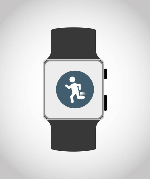 Wearable mobile technology - Vector, Image