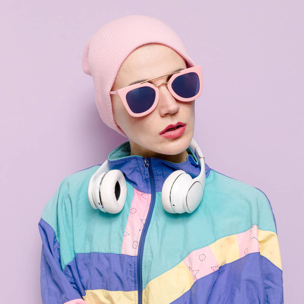 Vanilla Dream Winter Party Girl DJ Mix Techno Dubstep Style - Фото, изображение
