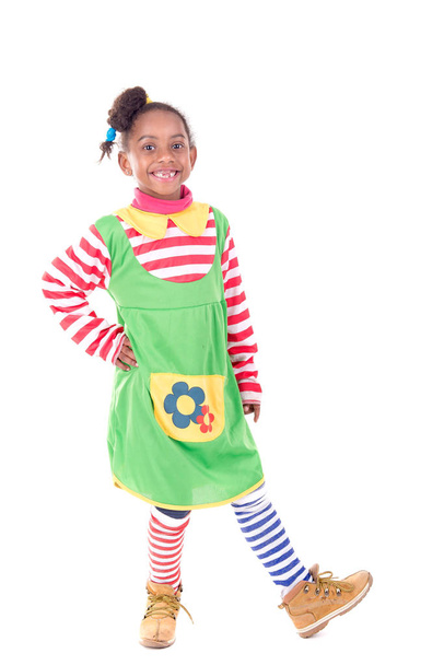 little clown girl - Foto, afbeelding