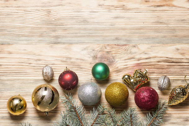 Karácsonyi dekoráció a backgraund - Fotó, kép