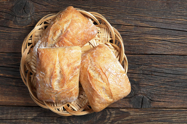 frisches Ciabatta-Brot - Foto, Bild