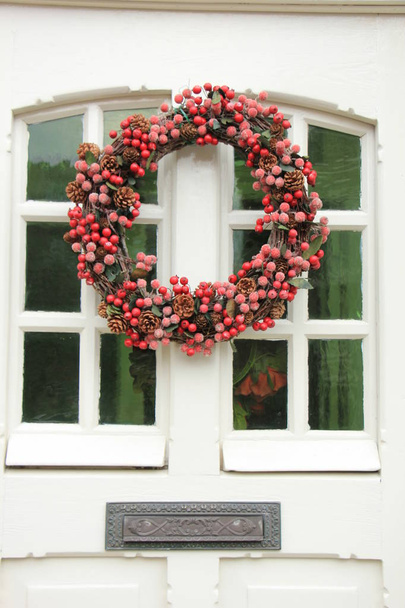 christmas wreath with decorations - Valokuva, kuva