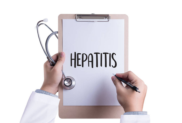 HEPATITIS World hepatitis day: Symbolic color concept raising su - Фото, зображення