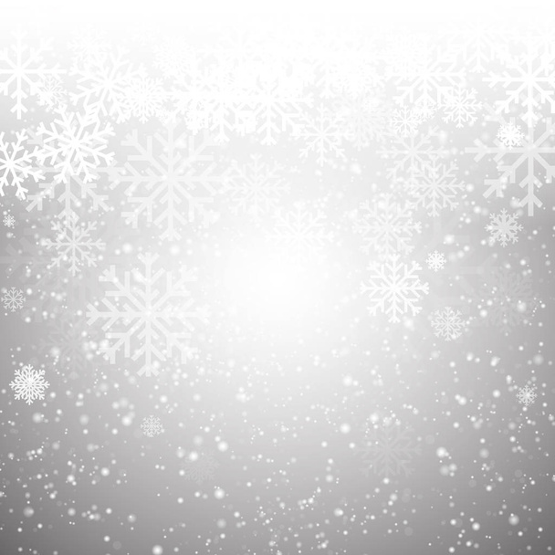 φόντο νιφάδα χιονιού - Διάνυσμα, εικόνα