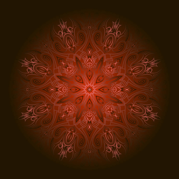 punainen pyöreä kuvio läpinäkyvä reuna mustan taustan yli
 - Vektori, kuva