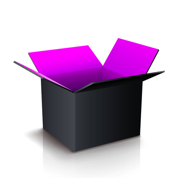box on white background - Vector, afbeelding