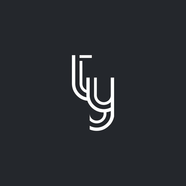 T & Y dopis Logo  - Vektor, obrázek