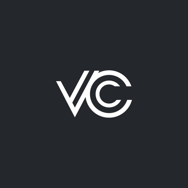 V & C brief Logo   - Vector, afbeelding