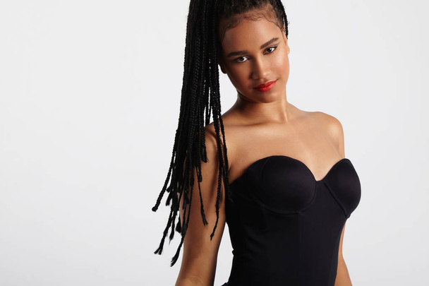 black woman with braids  - Photo, Image