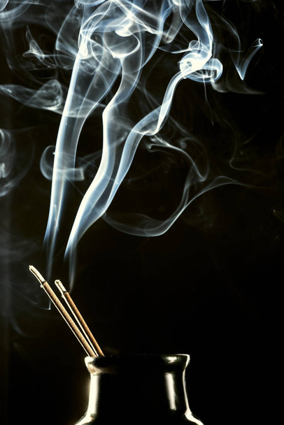 incense sticks and smoke - Photo, Image