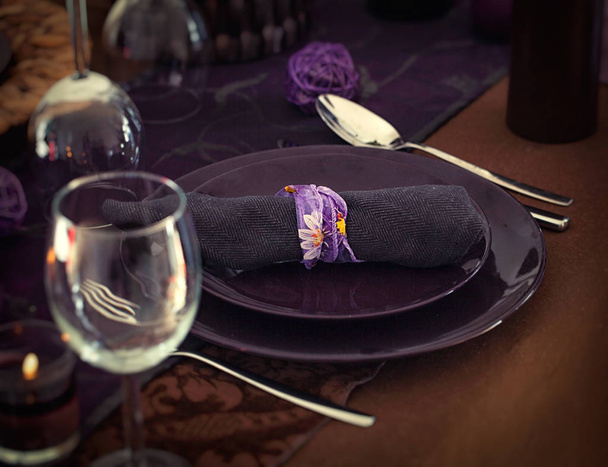 Table setting for dinner - Photo, Image