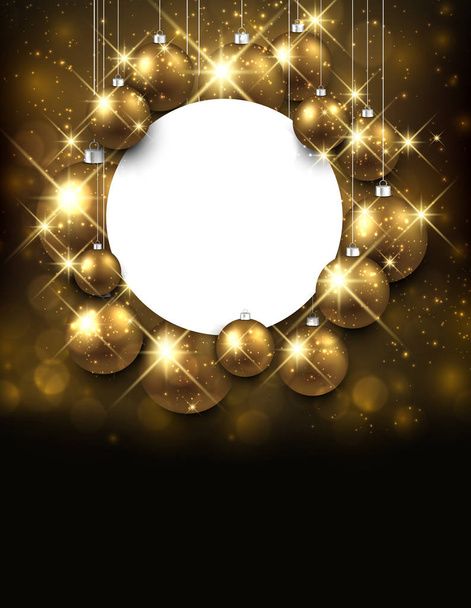 Texture festive avec couronne de boules de Noël
 - Vecteur, image