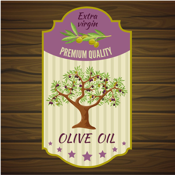 Etichetta olive su legno
 - Vettoriali, immagini