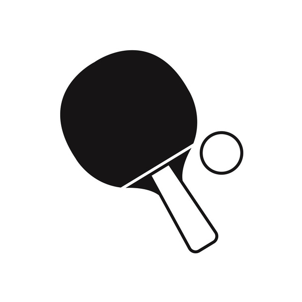 ping pong rackets sport pictogram - Vector, afbeelding