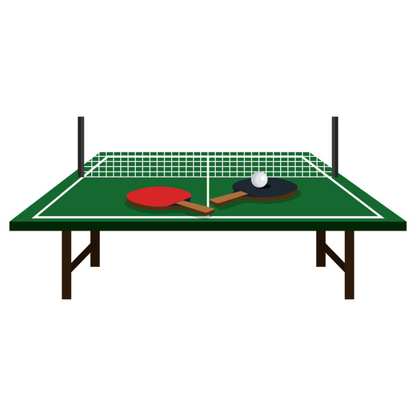ping pong tabelpictogram - Vector, afbeelding