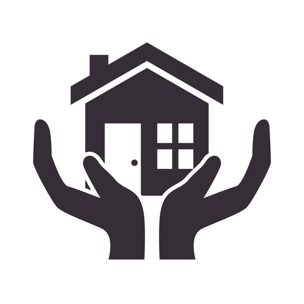 ícone conceito de seguro de casa
 - Vetor, Imagem