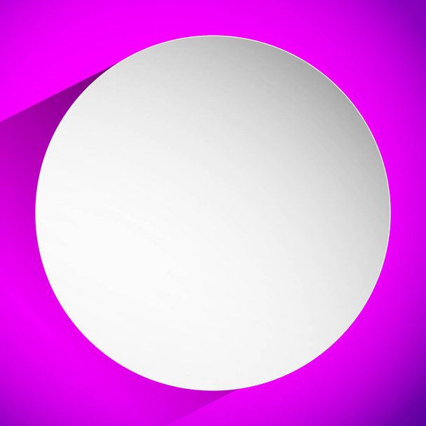 Background with blank circle badge - Vektor, obrázek