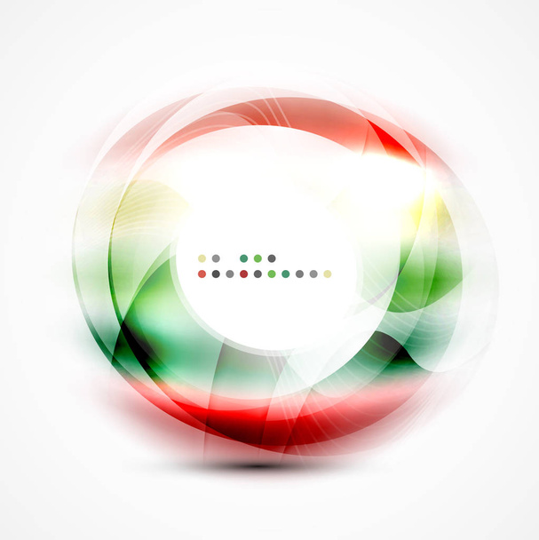 Colorido banner círculo abstracto
 - Vector, Imagen