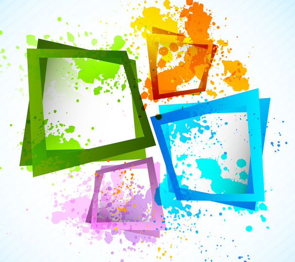 Background with squares - Vector, Image