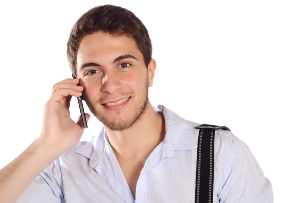 Businessman talking on phone. - Φωτογραφία, εικόνα
