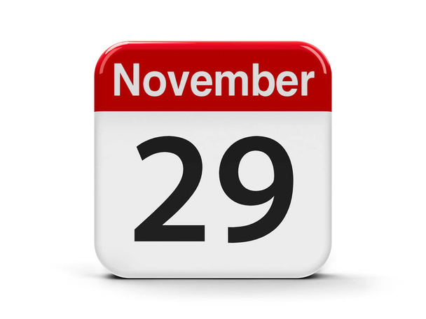 November 29-én naptár - Fotó, kép