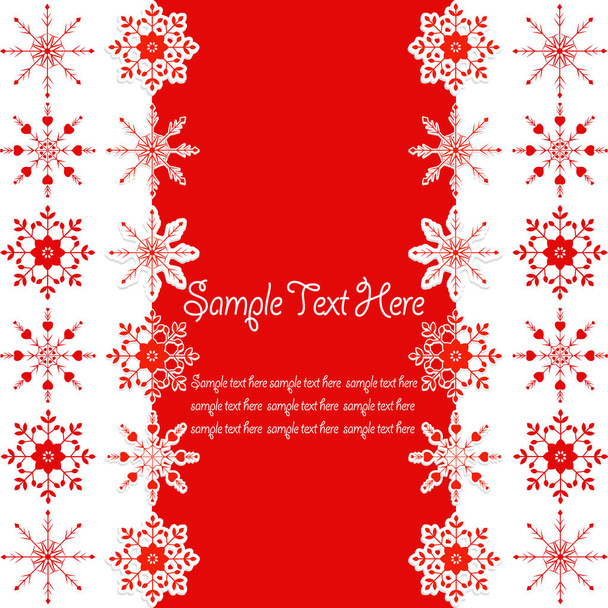 Christmas banner with space for text. - Vector, Image