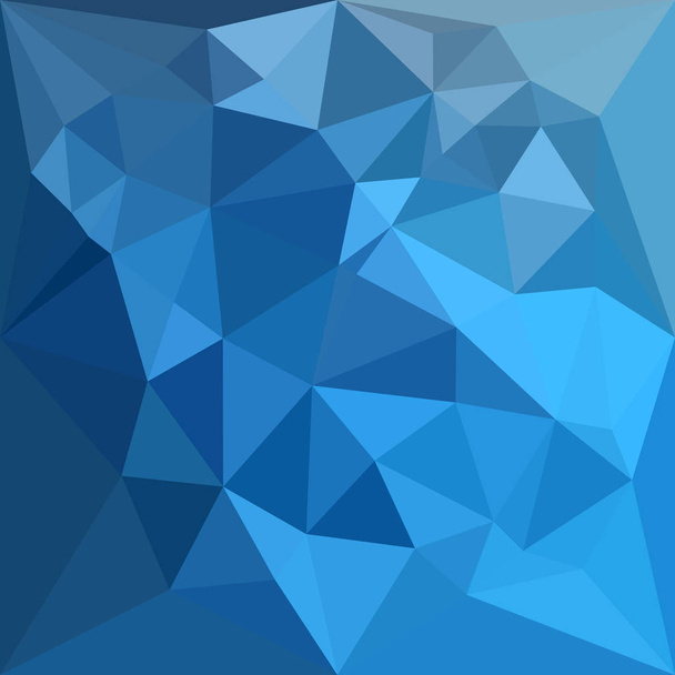 Καλαμποκάλευρο μπλε αφηρημένη μικρό αριθμό πολυγώνων φόντο - Διάνυσμα, εικόνα