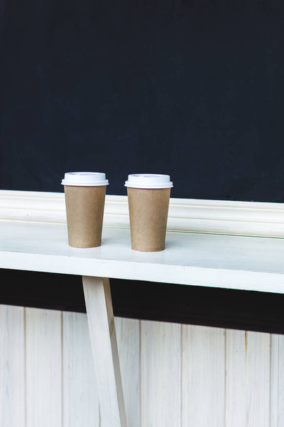 Tazas de café para llevar
 - Foto, imagen
