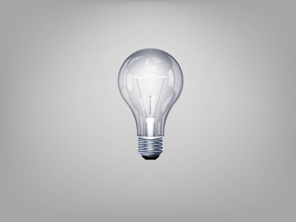 電球の美しいリアルなイラスト - ベクター画像