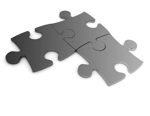 3d concetto di puzzle isolato su sfondo bianco
 - Foto, immagini