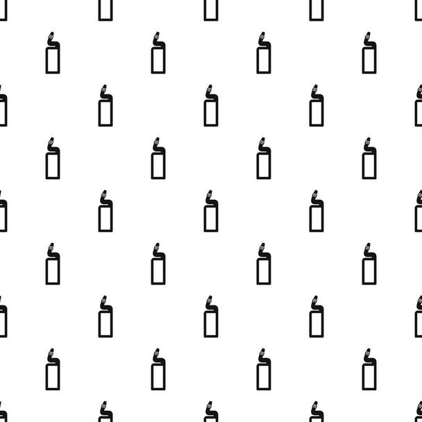 Bottle of drain cleaner pattern, simple style - Vector, Imagen