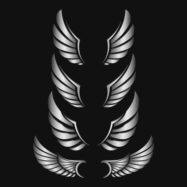 Angel wings, Wings set. Vector illustration - Vector, Image