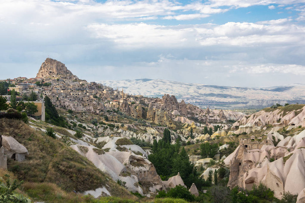 Landscape in Cappadocia, Turkey - Φωτογραφία, εικόνα
