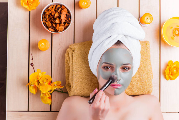 Young woman in spa health concept - Photo, Image