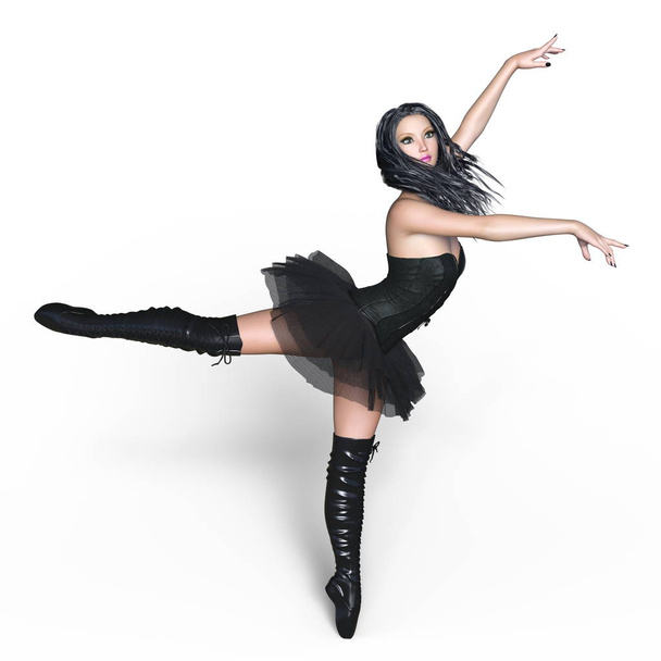 3D CG rendering of a ballet dancer  - Фото, зображення