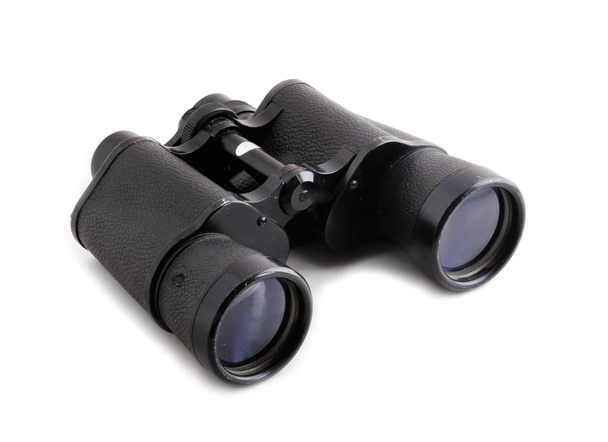Binoculars on white - Photo, Image