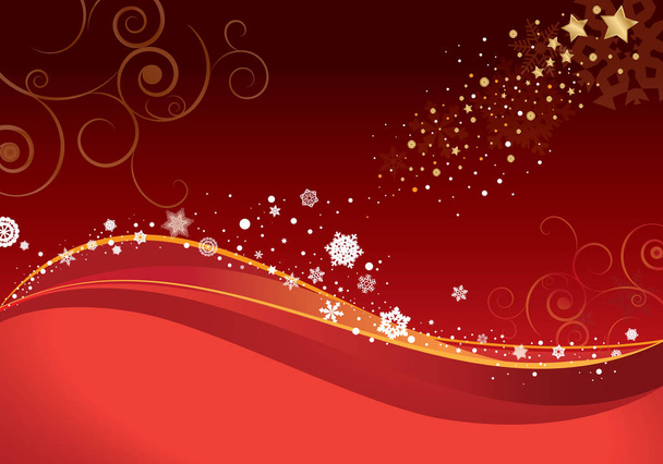 Red Christmas background - Fotó, kép