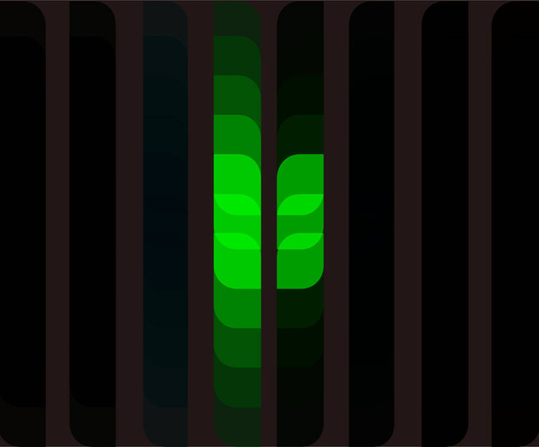 Achtergrond met verticale kleurcellen - Vector, afbeelding