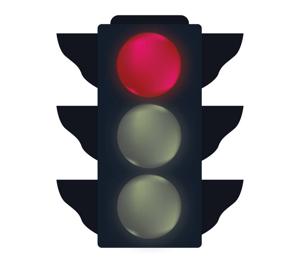 Traffic-light conceptontwerp - Vector, afbeelding