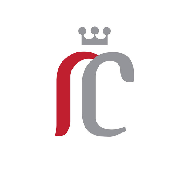 RC Logo kavramı - Vektör, Görsel