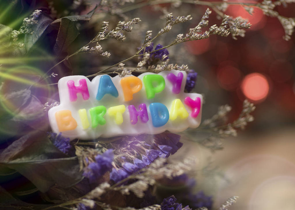 Alles Gute zum Geburtstag, abstrakter Hintergrund - Foto, Bild