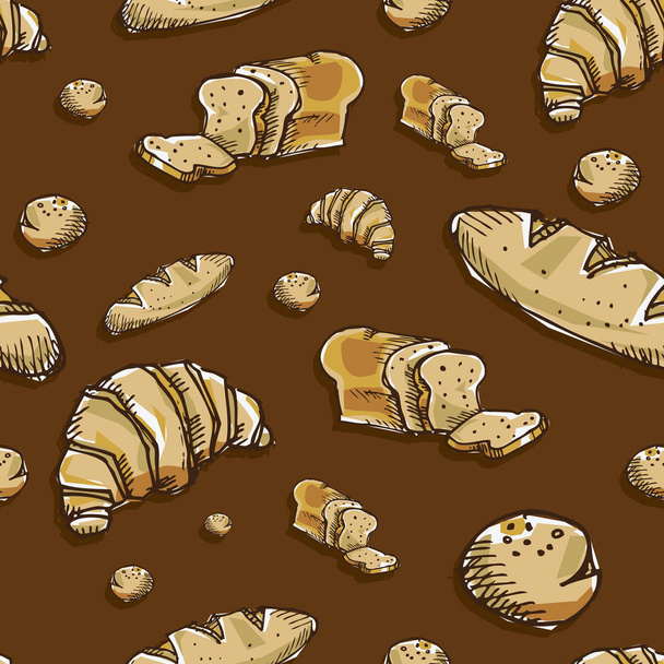 bread pattern drawing graphic  design objects - Vector, afbeelding