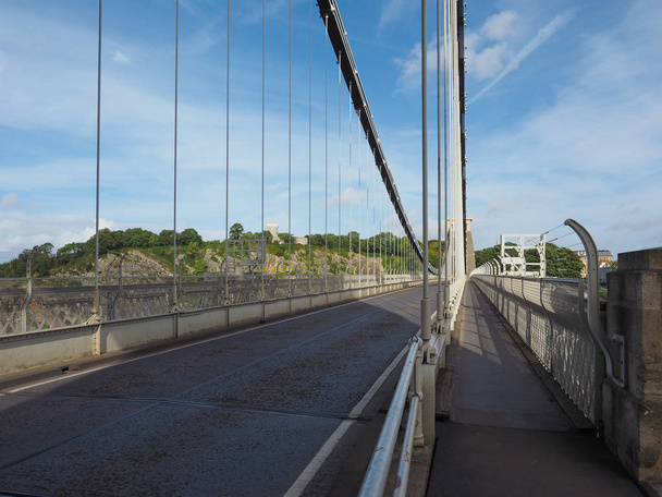 Hängebrücke Clifton in Bristol - Foto, Bild