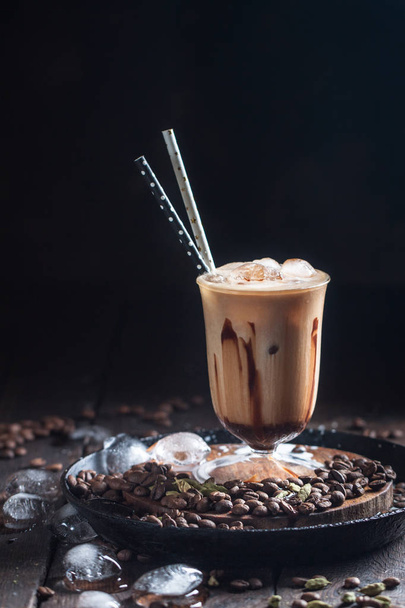 Cold chocolate coffee  - Фото, изображение