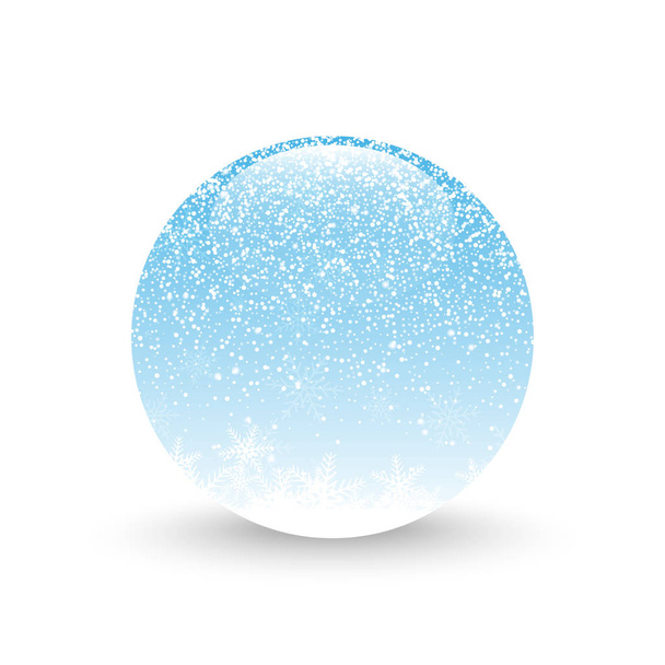 Sneeuw bal. Vectorillustratie - Vector, afbeelding
