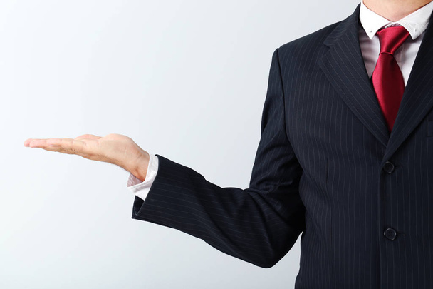 Businessman gesturing with his hands - Фото, изображение
