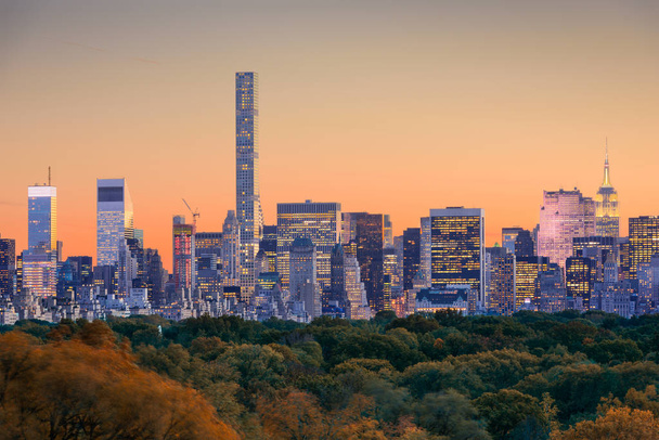 Нью-Йоркский городской пейзаж
 - Фото, изображение