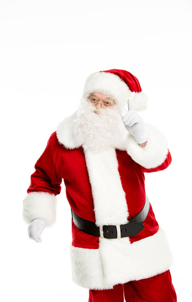 Santa Claus posing and gesturing - Фото, изображение